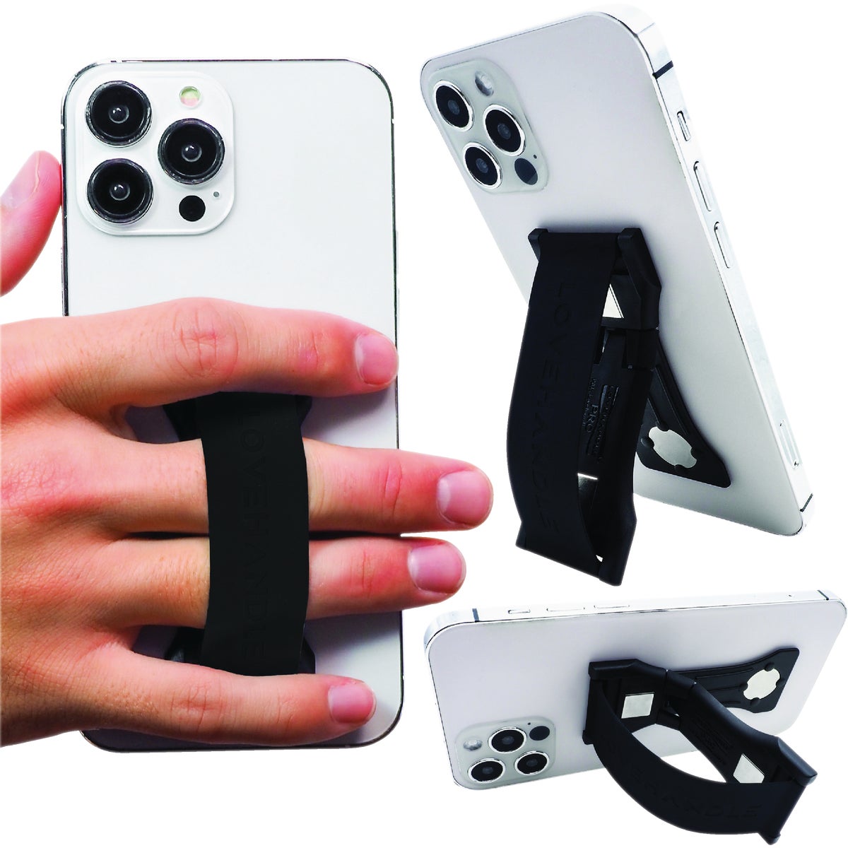 LoveHandle PRO Black Magnetic Phone Grip