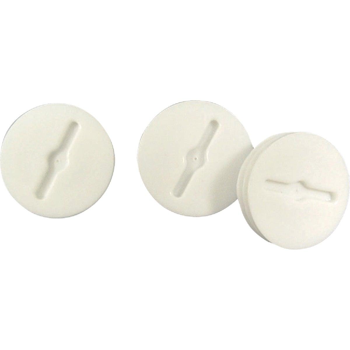 Bell 1/2 In. White Closure Plug (3-Pack)