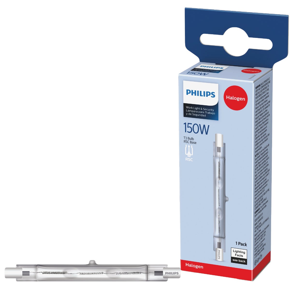 Philips T3 120V Double Ended Halogen Light Bulb