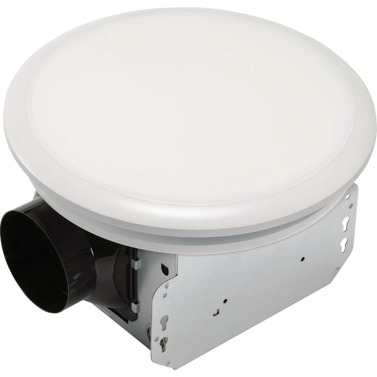 Homewerks 110 CFM 2.0 Sone Ceiling No Cut Installation Bathroom Exhaust Fan with LED Light