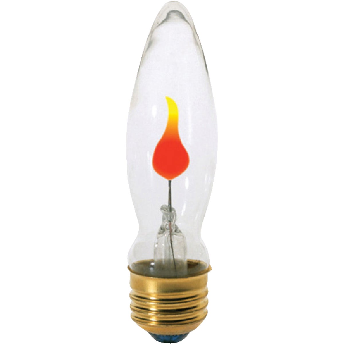 Satco 3W Medium CA9 Incandescent Flicker Flame Light Bulb