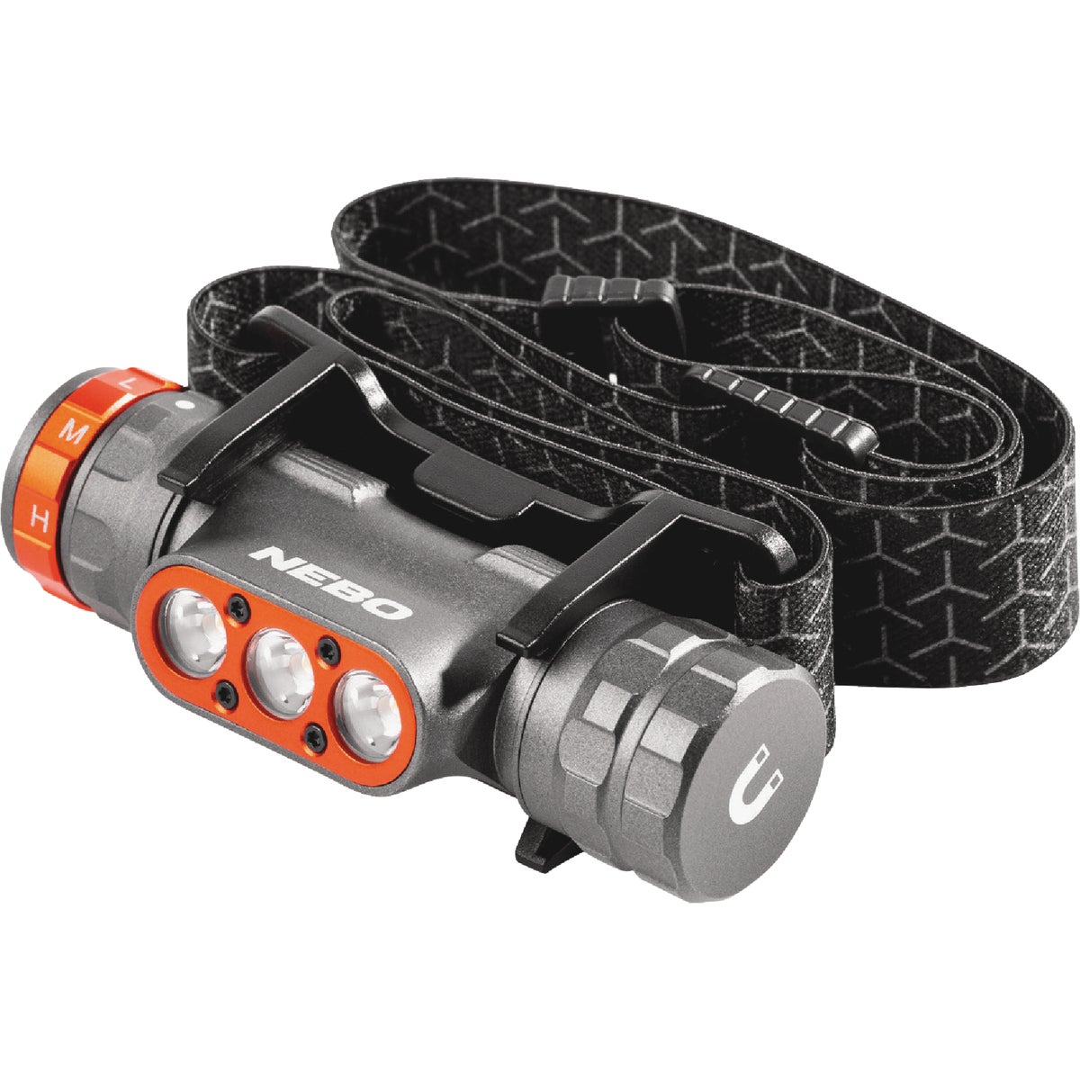 Nebo Transcend Rechargeable 1500 Lm. Headlamp with Mode Select Dial
