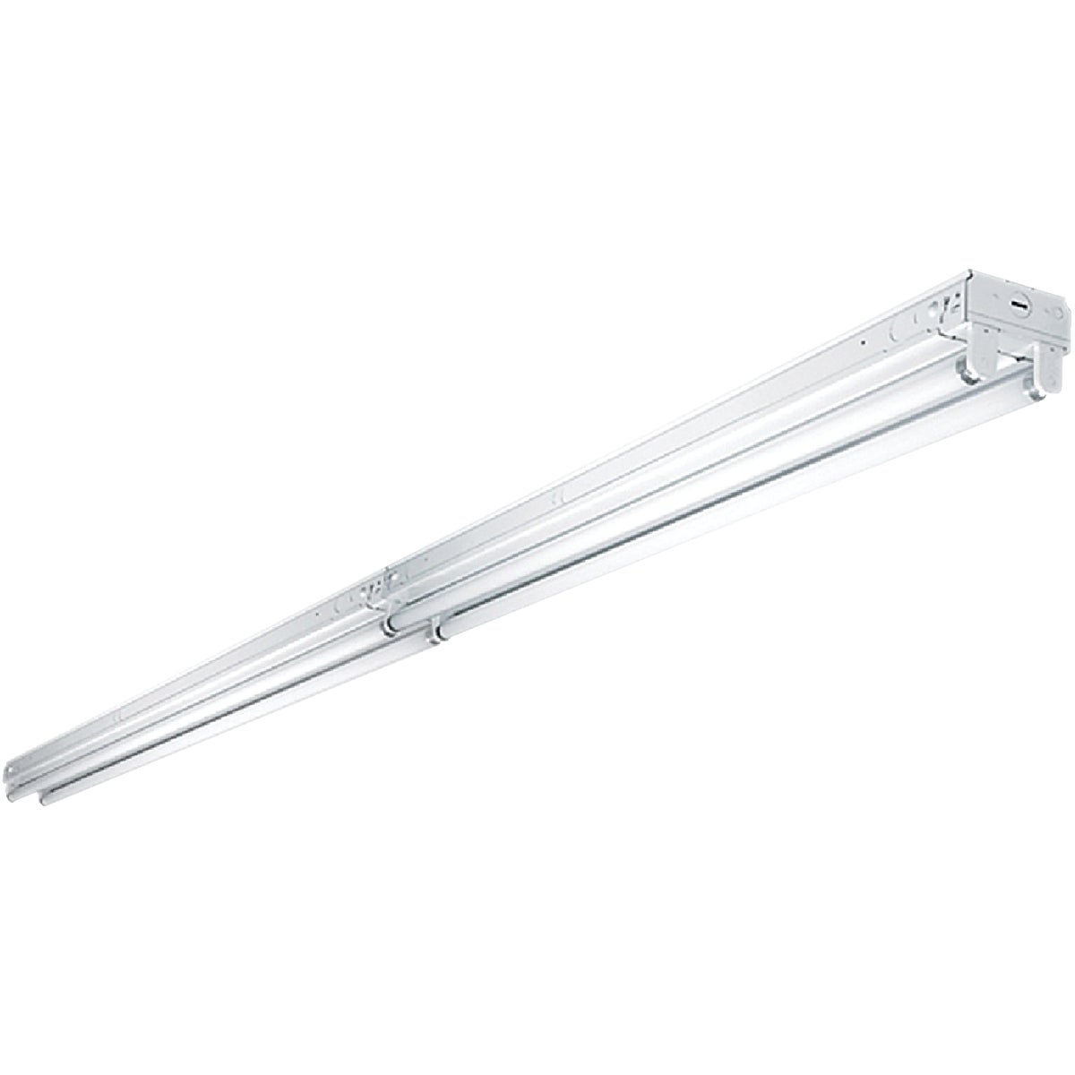 Metalux Fluorescent Tandem Strip Light Fixture