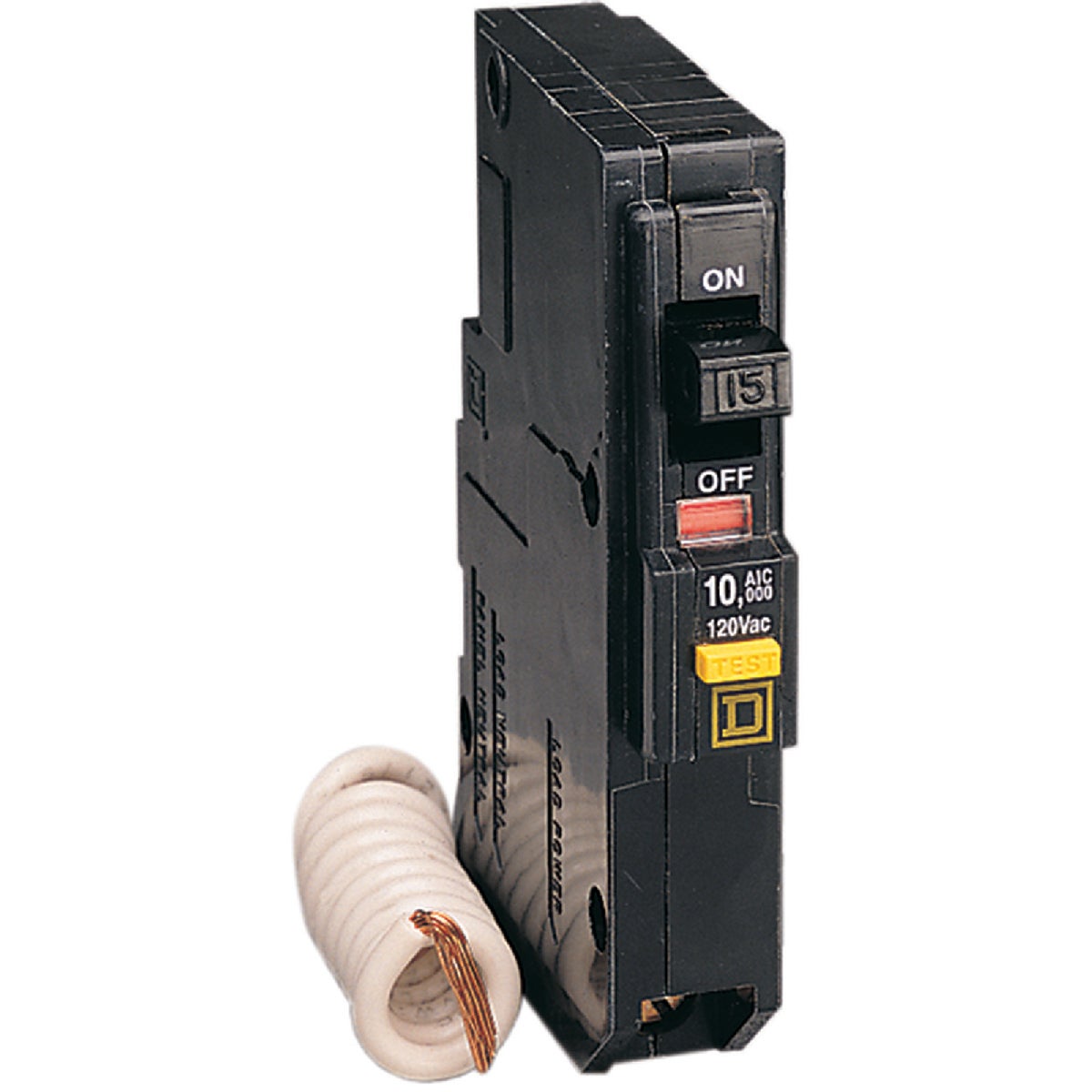 Square D QO Single-Pole GFCI Breaker