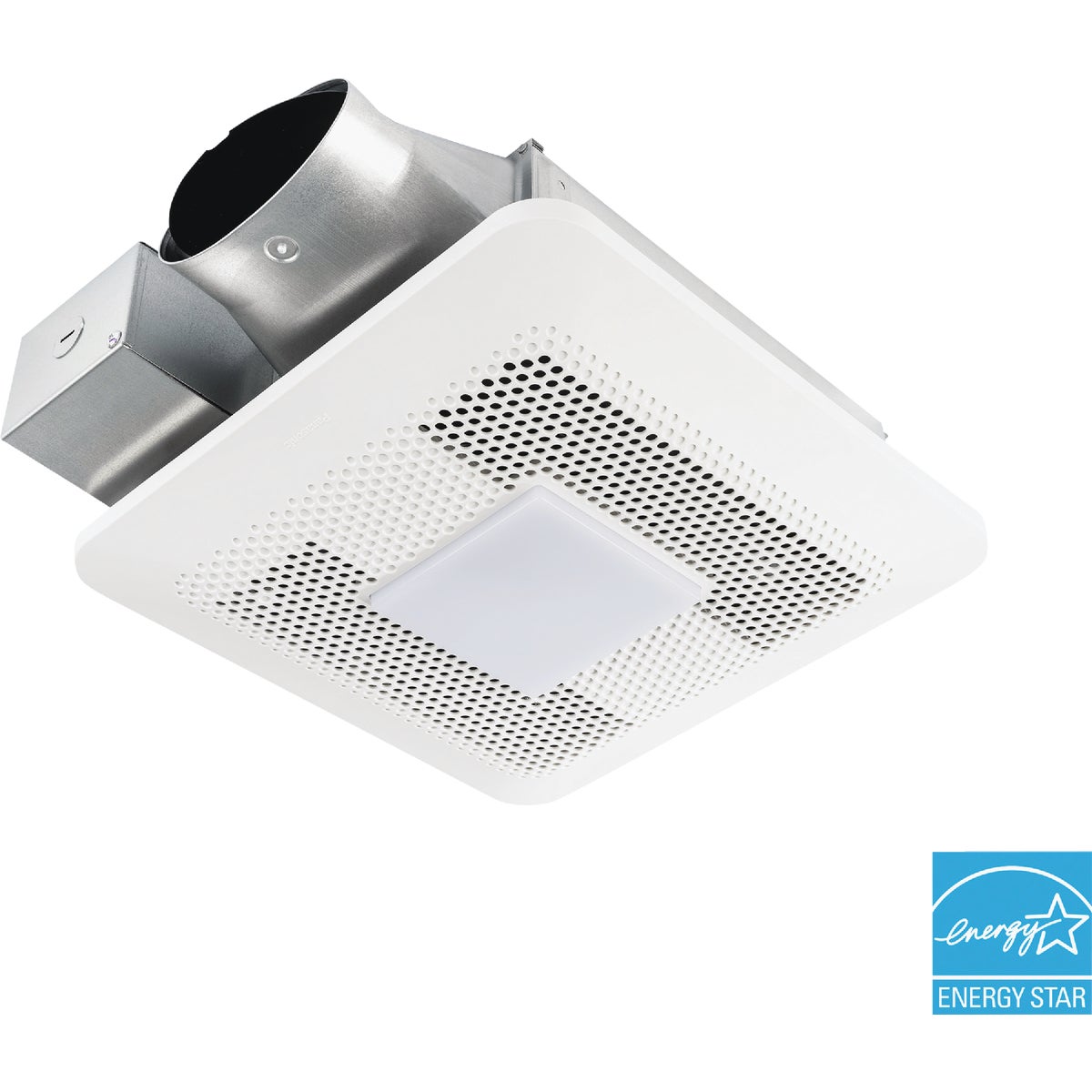 Panasonic Whisper Thin 80/100 CFM 0.5/0.9 Sones 120V Auto Bath Exhaust Fan with LED Light