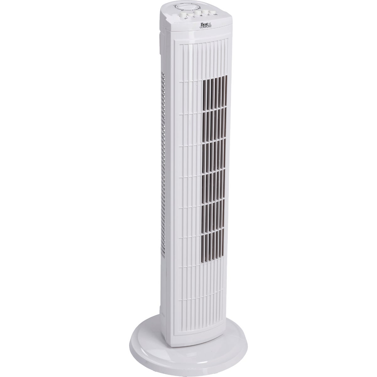 Best Comfort 29 In. 3-Speed White Tower Fan