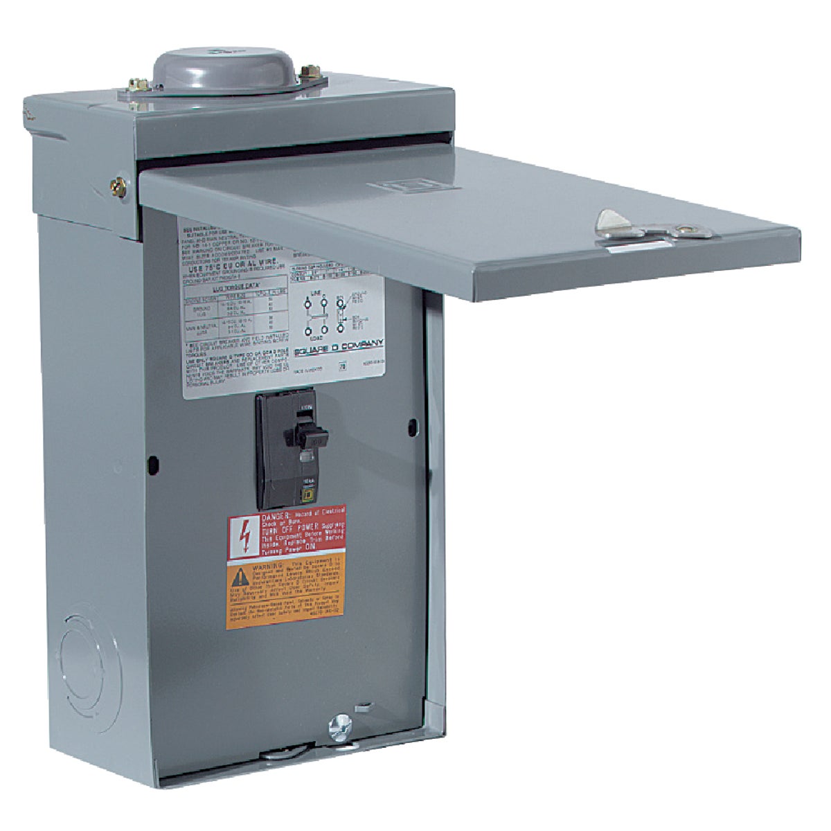 Square D QO Outdoor Enclosed Main Breaker