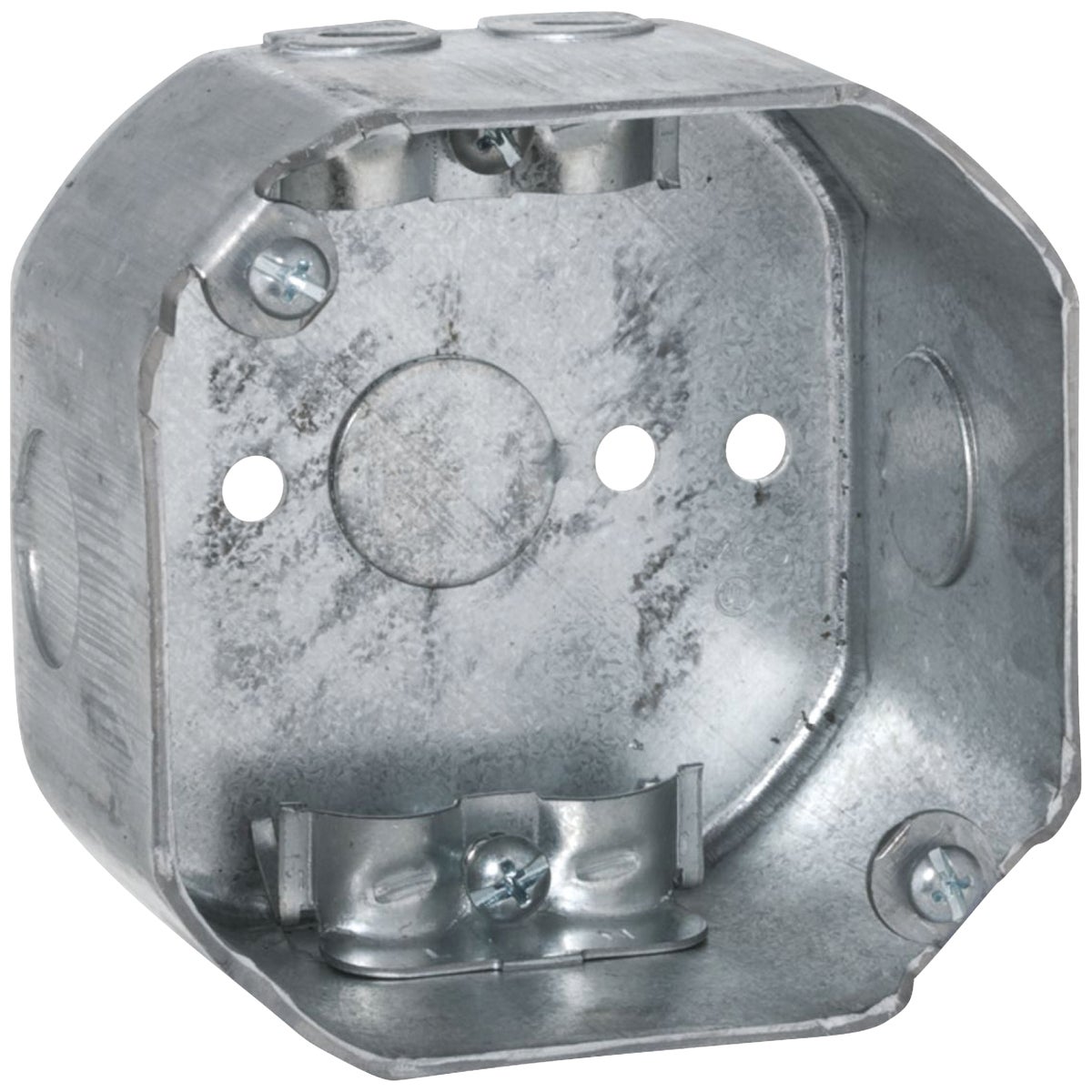 Southwire Screw-On 4 In. x 4 In. Steel Octagon Box