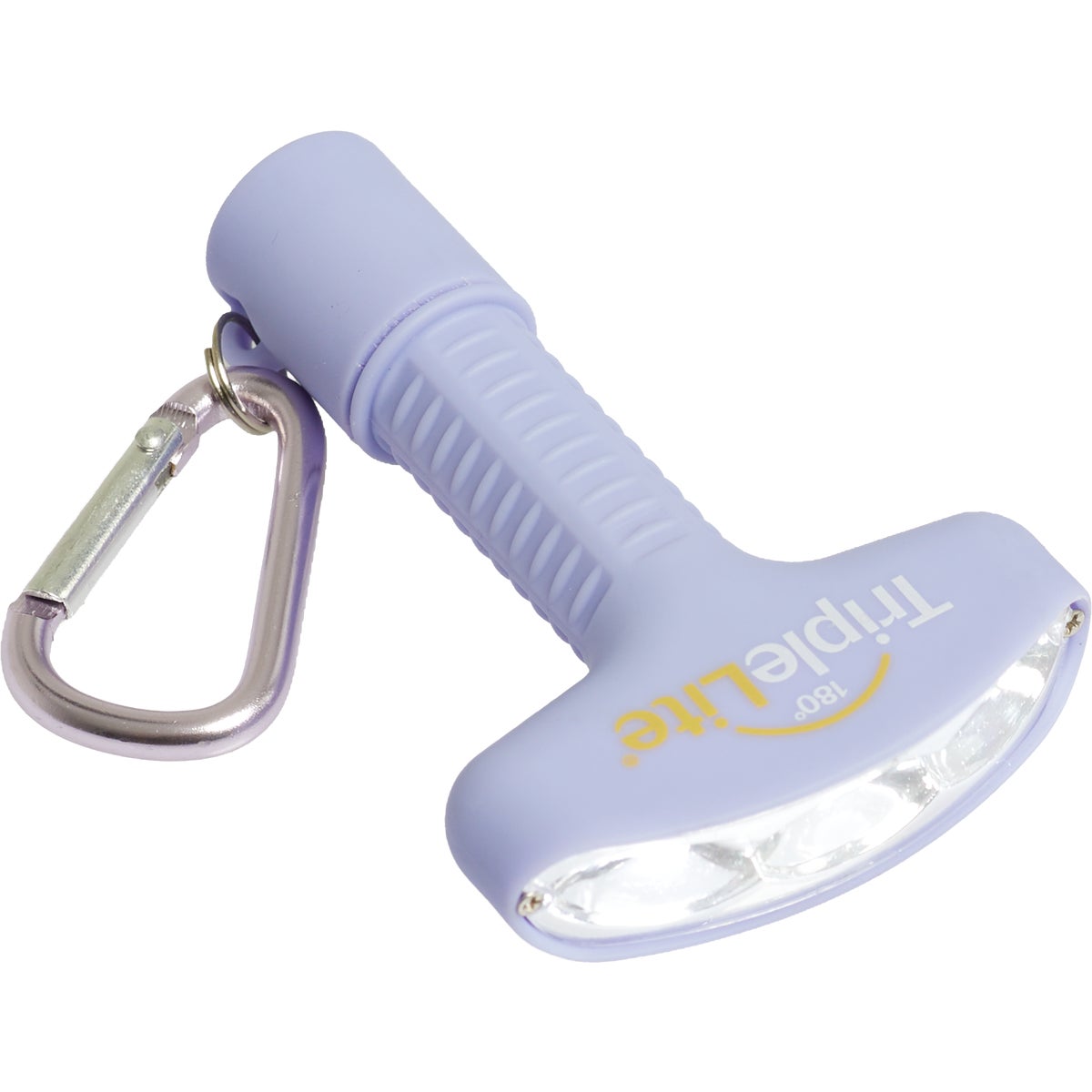 TripleLite 50 Lm. Lilac 180 Deg Mini LED Flashlight with Carabiner