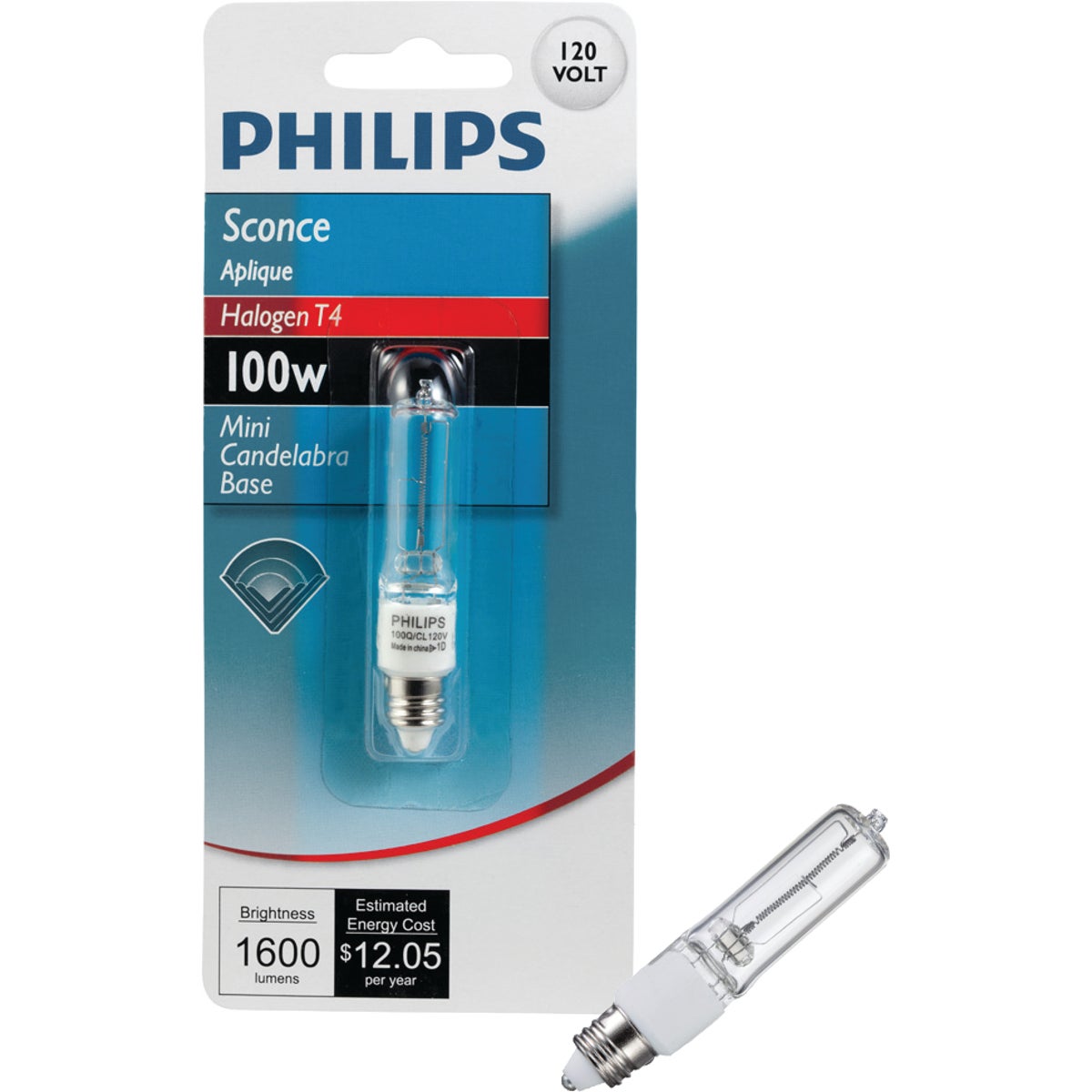 Philips T4 120V Mini Can Halogen Light Bulb