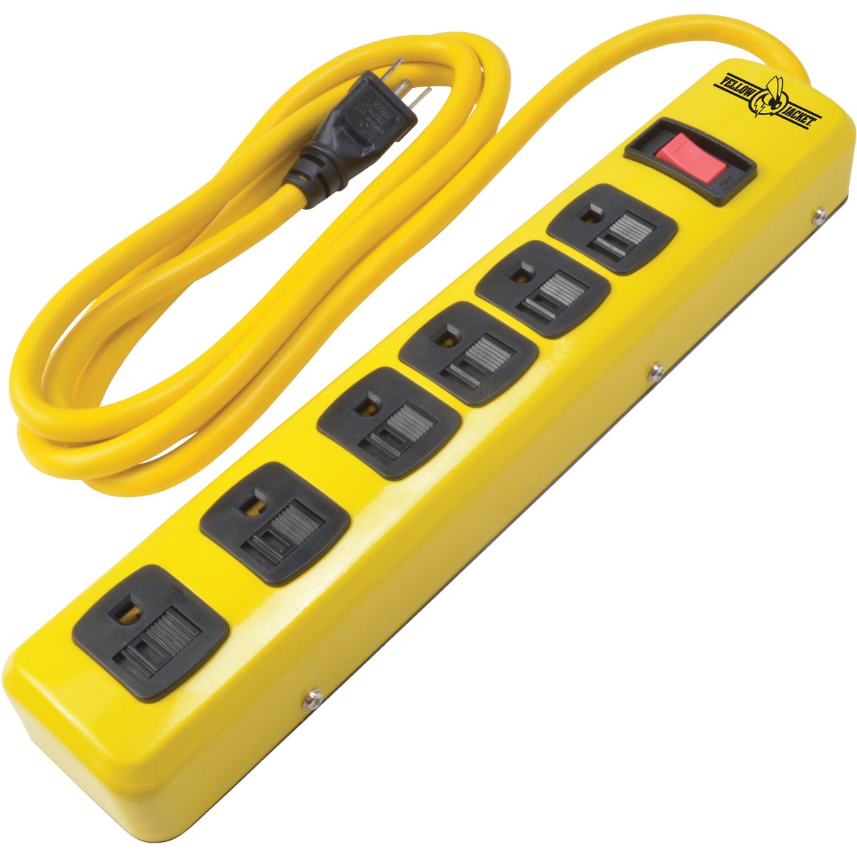 Yellow Jacket Metal Multi-Outlet Power Strip