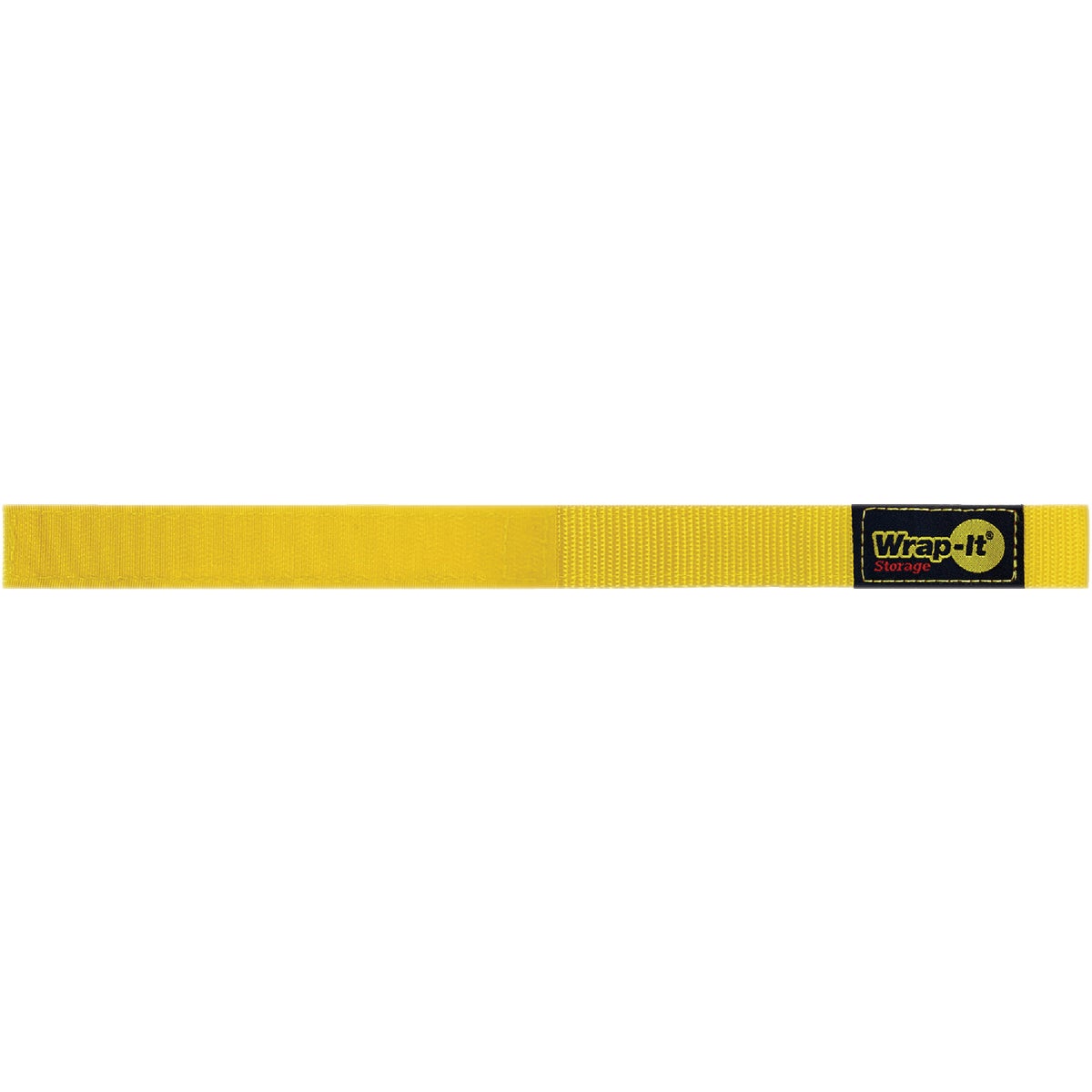 Wrap-It Storage Quick-Straps 12 In. Yellow Weatherproof Hook & Loop Strap