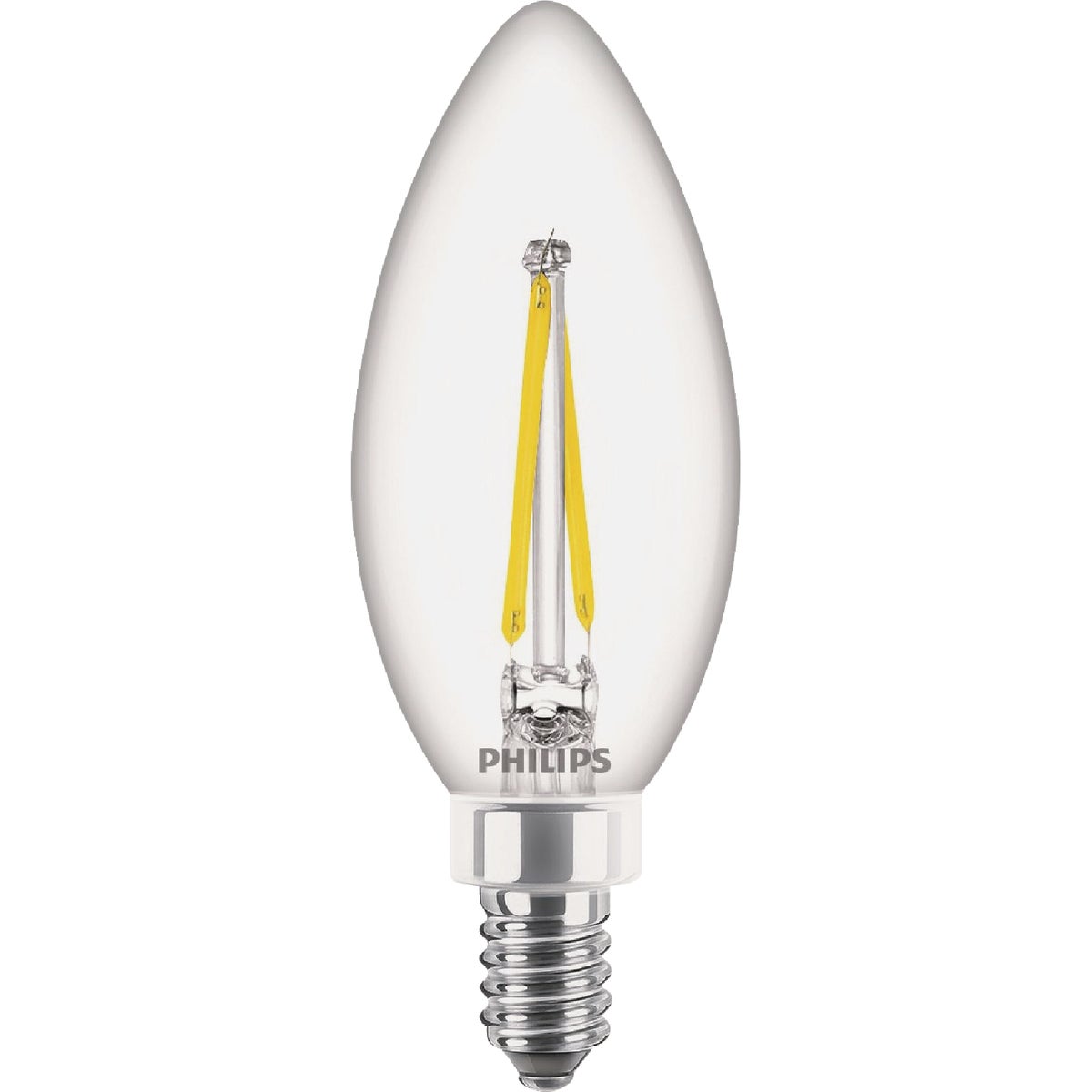 Philips Ultra Definition 40W Equivalent B11 LED Candelabra Base Daylight Light Bulb (3-Pack)
