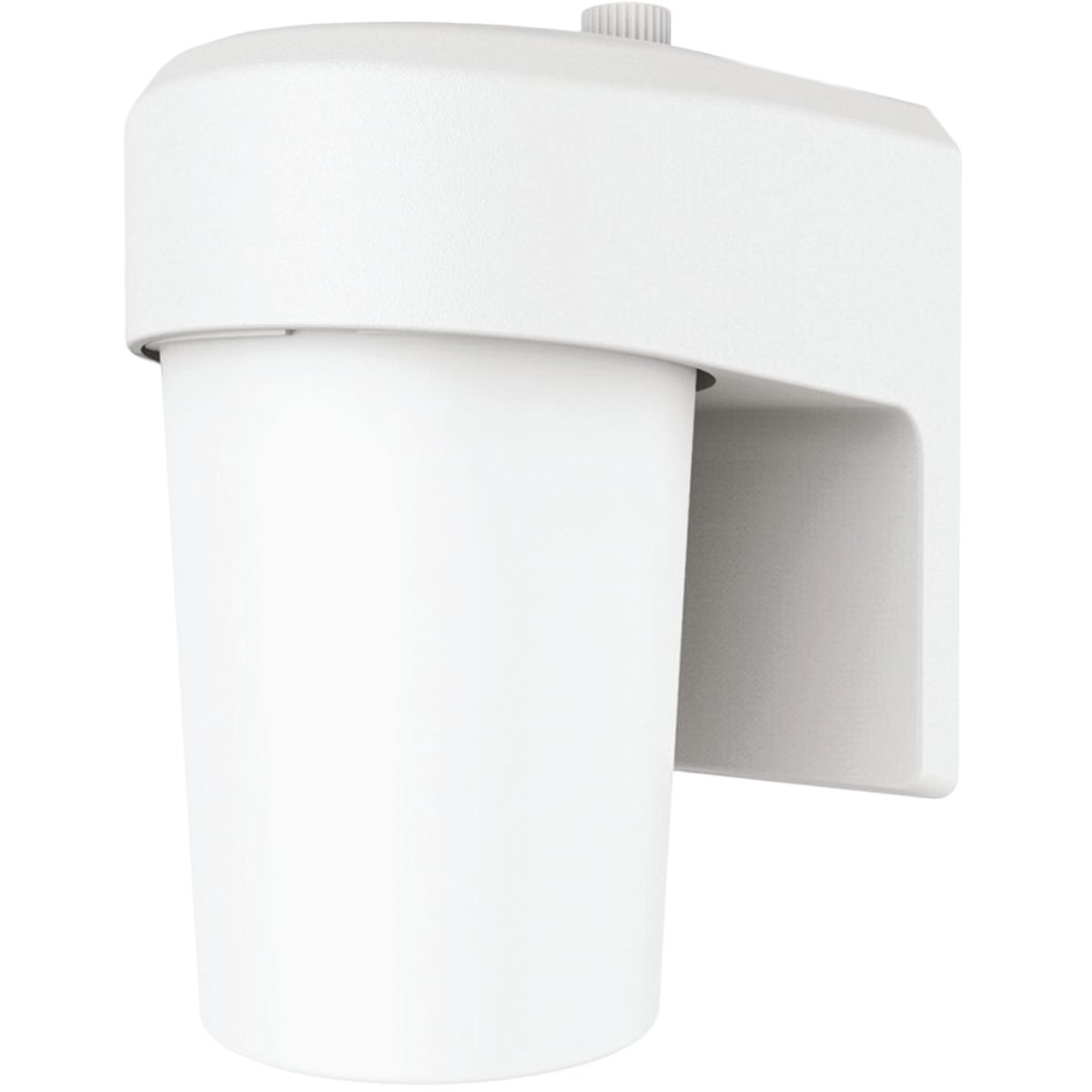 Halo White Dusk To Dawn LED Patio Light Fixture