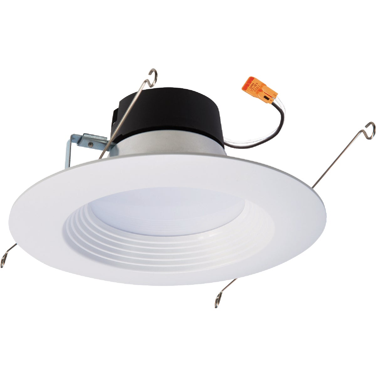 Halo 5 in./6 in. Retrofit IC Rated White LED Recessed Light Fixture (6-Pack) 