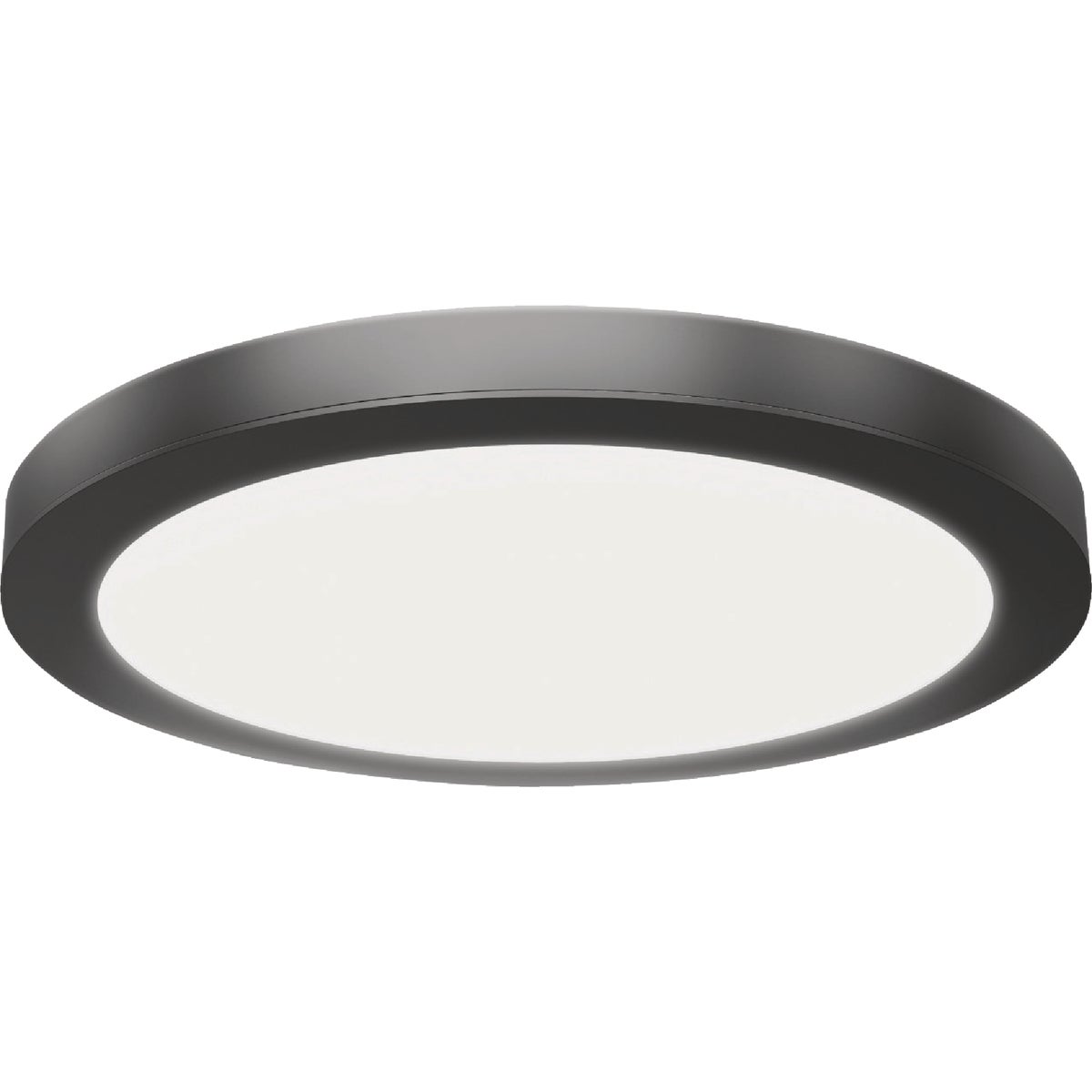 Feit Electric Edge-Lit 11 In. Matte Black Round 6-Way LED Flush Mount Light