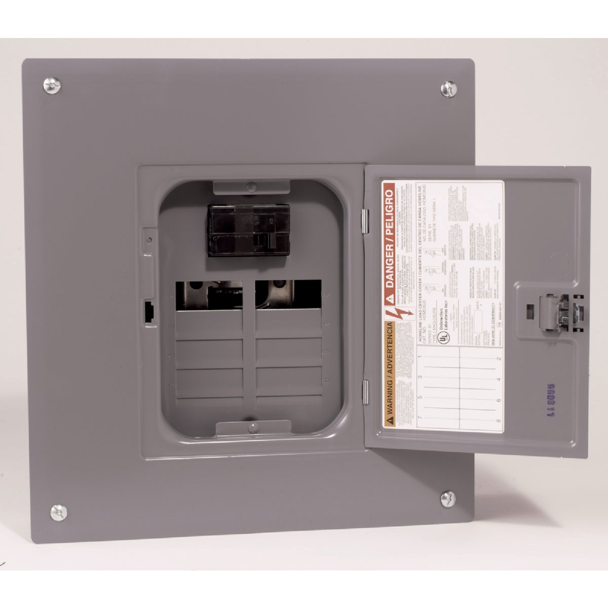 Square D Homeline 100A Main Breaker Plug-on Neutral Load Center