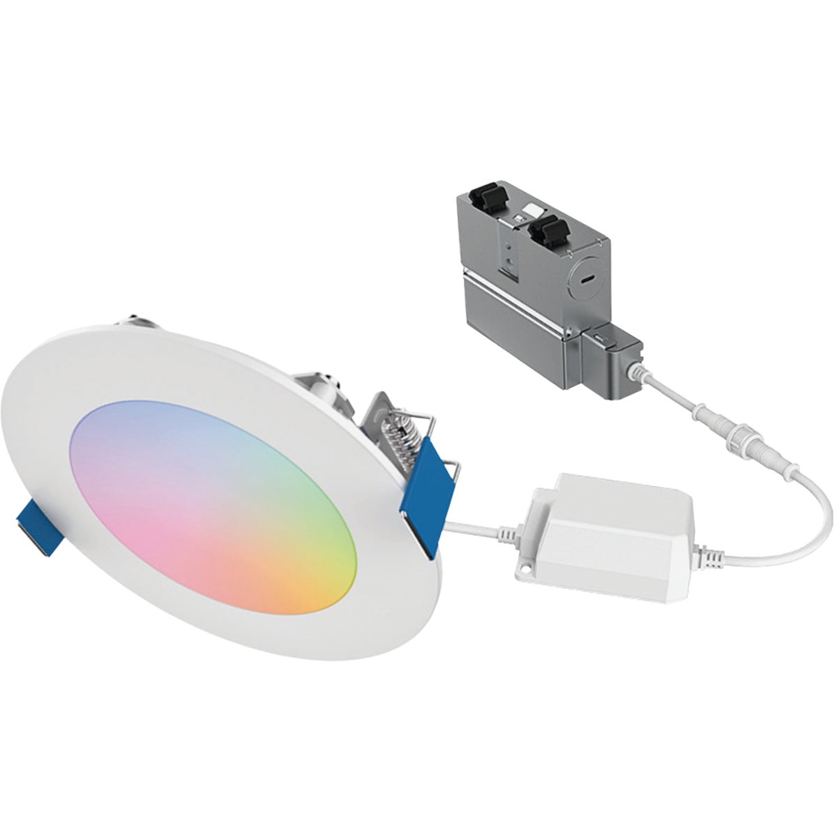Halo 4 In. White CCT Tunable Smart LED Downlight Connected by WiZ Pro, 600 Lm.