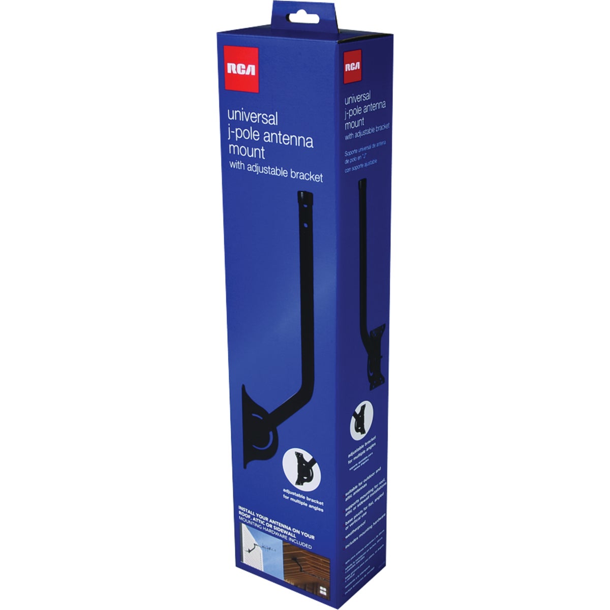 RCA 18.8 In. L. Universal Outdoor Antenna J-Pole with Adjustable Bracket