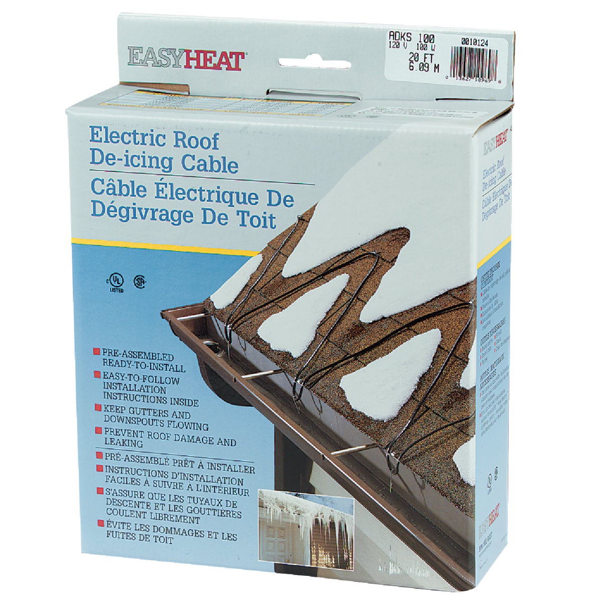 Easy Heat 20 Ft. 120V 5W De-Icing Roof Cable