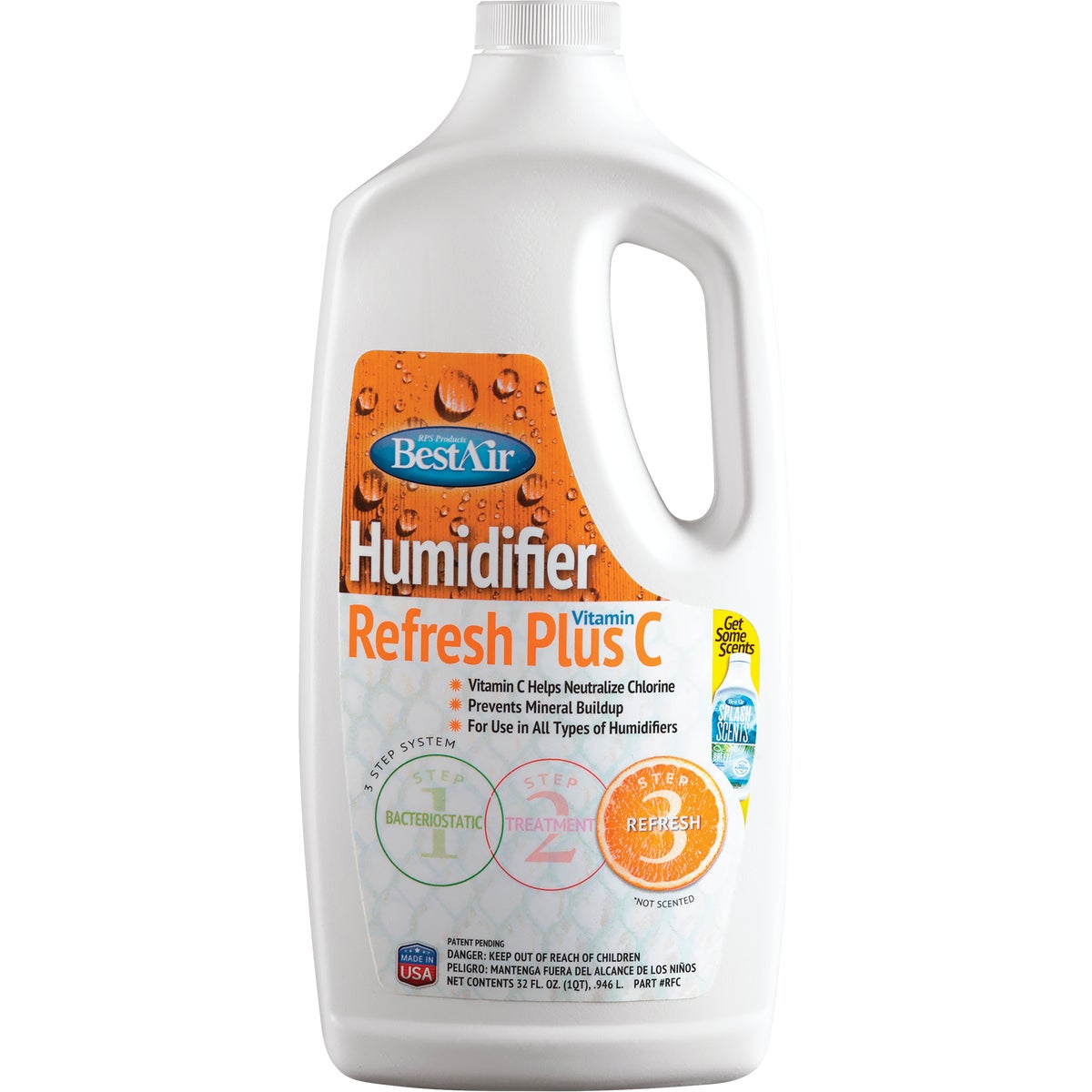 BestAir Refresh Plus Vitamin C 32 Oz. Liquid Humidifier Treatment