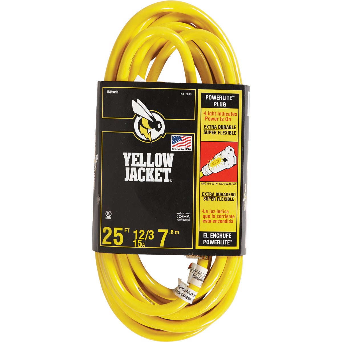 Yellow Jacket 12/3 Extension Cord