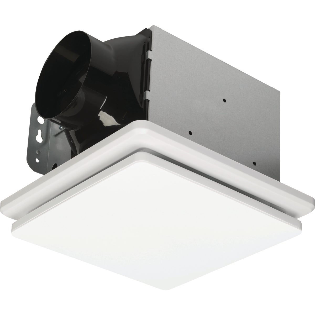 Homewerks 80 CFM 1.0 Sone Clean Cover Ventilation Fan with Dimmable LED Light