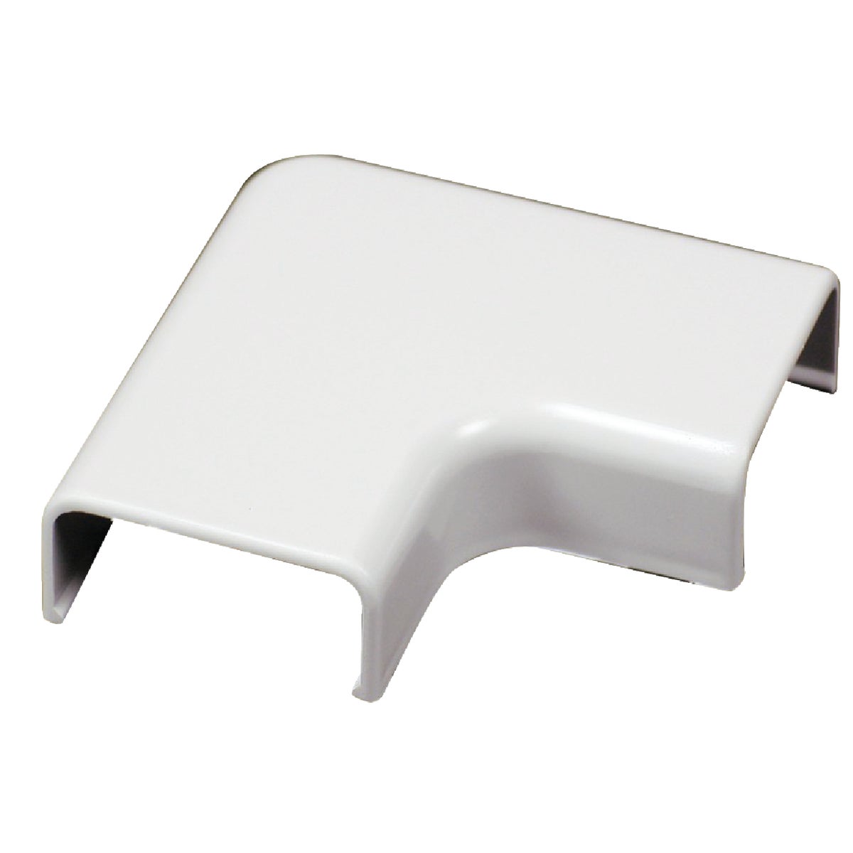 Wiremold White Wire Channel Flat Elbow