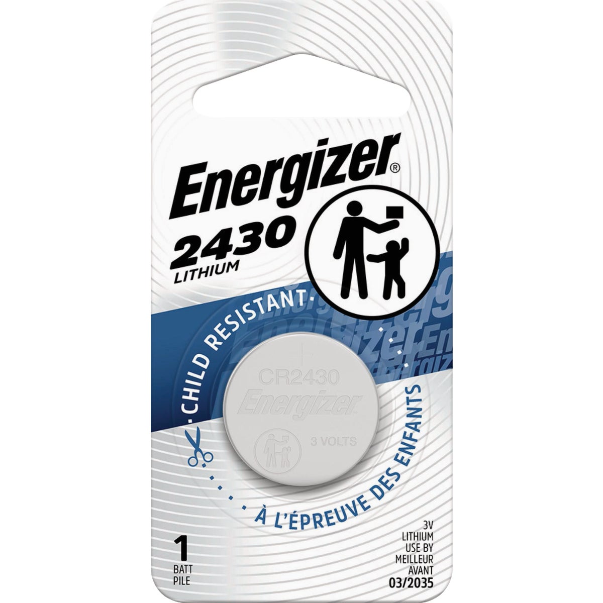 Energizer 2430 Lithium Coin Battery