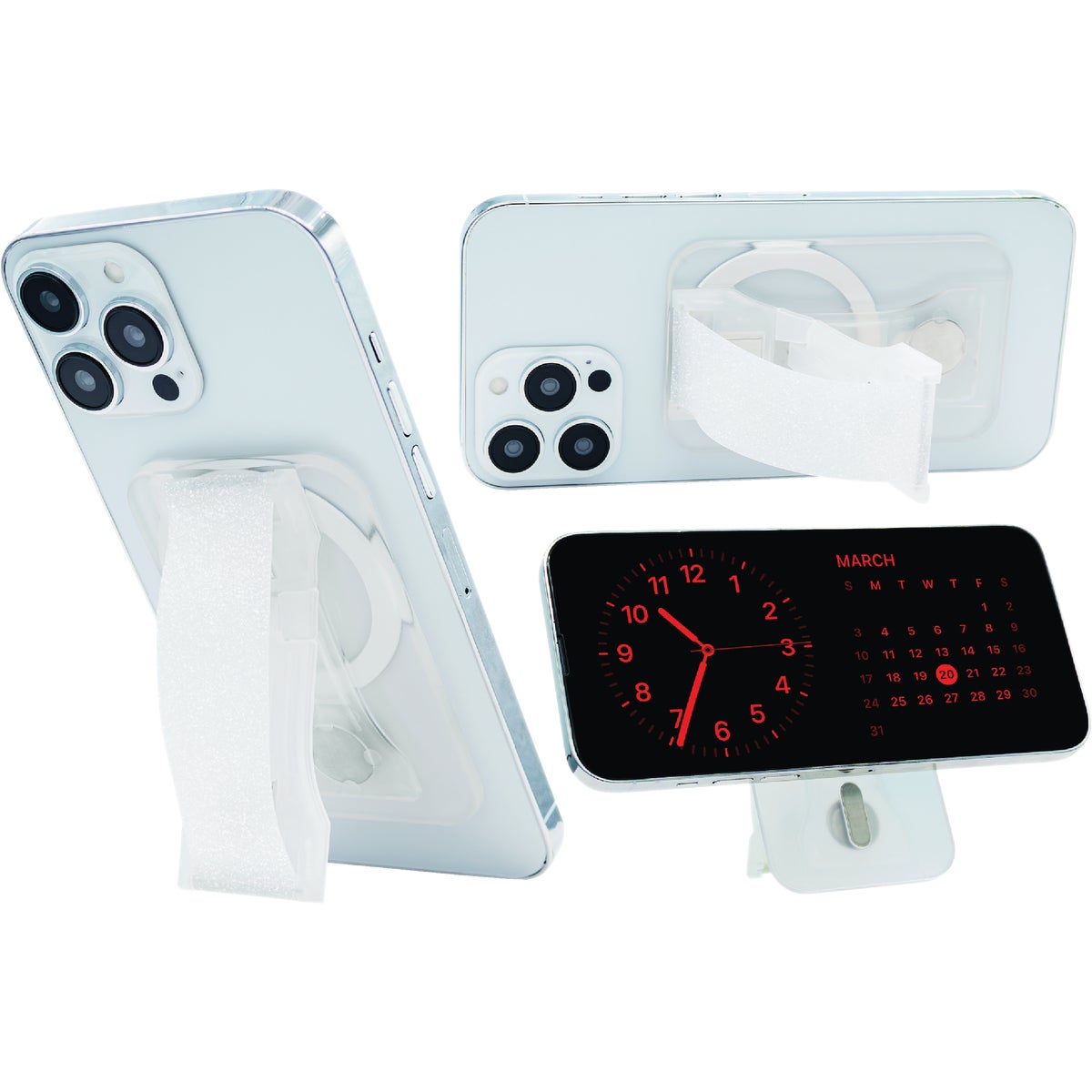 LoveHandle PRO for MagSafe Crystal Clear Glitter Phone Grip