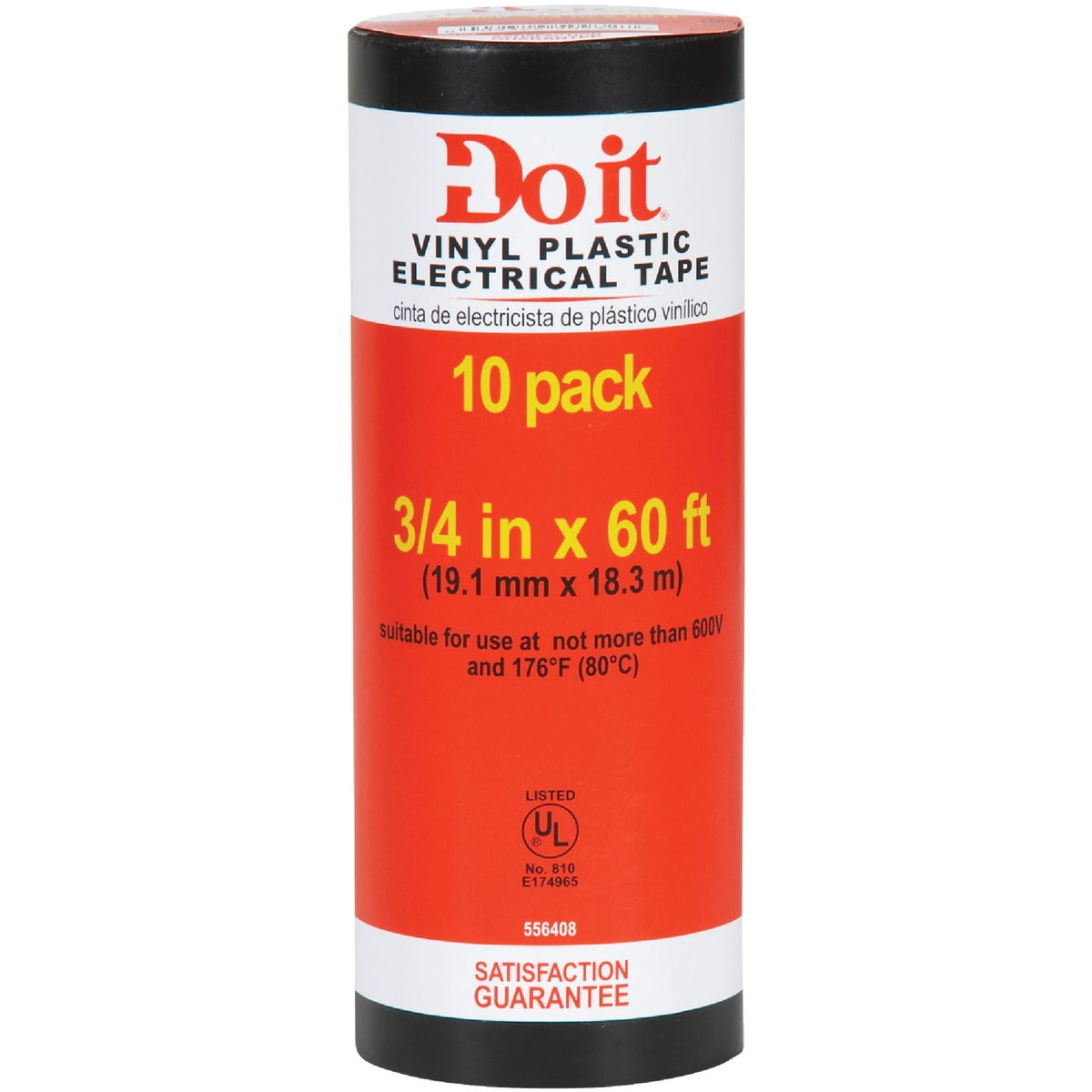 Do it General Purpose 3/4 In. x 60 Ft. Electrical Tape (10-Pack)