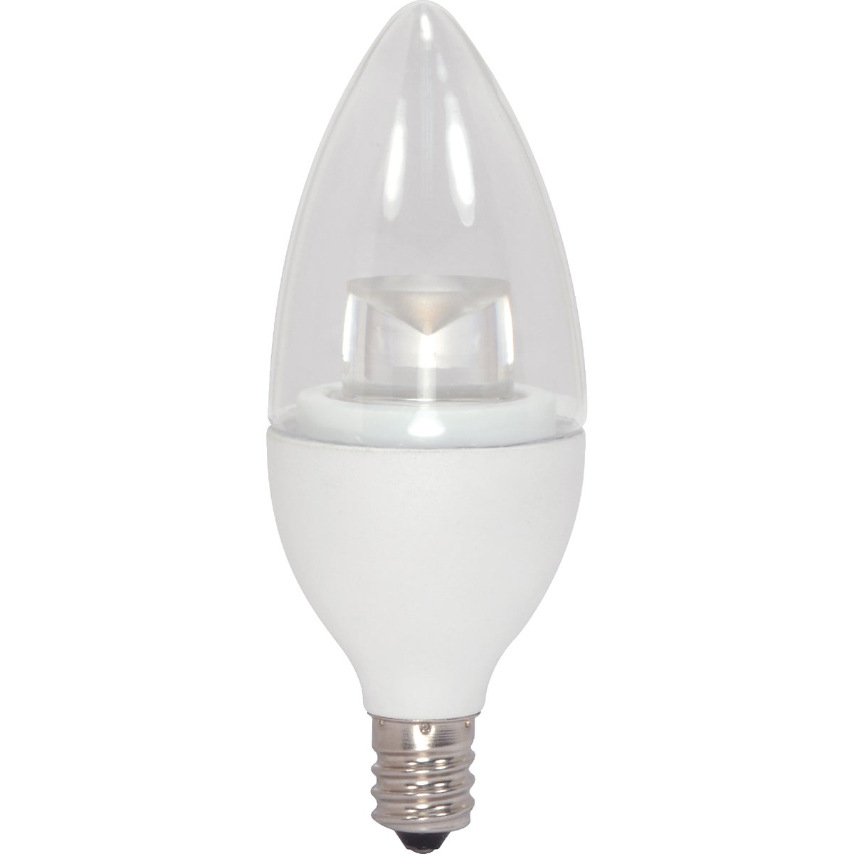 Satco B11 Candelabra Dimmable LED Decorative Light Bulb