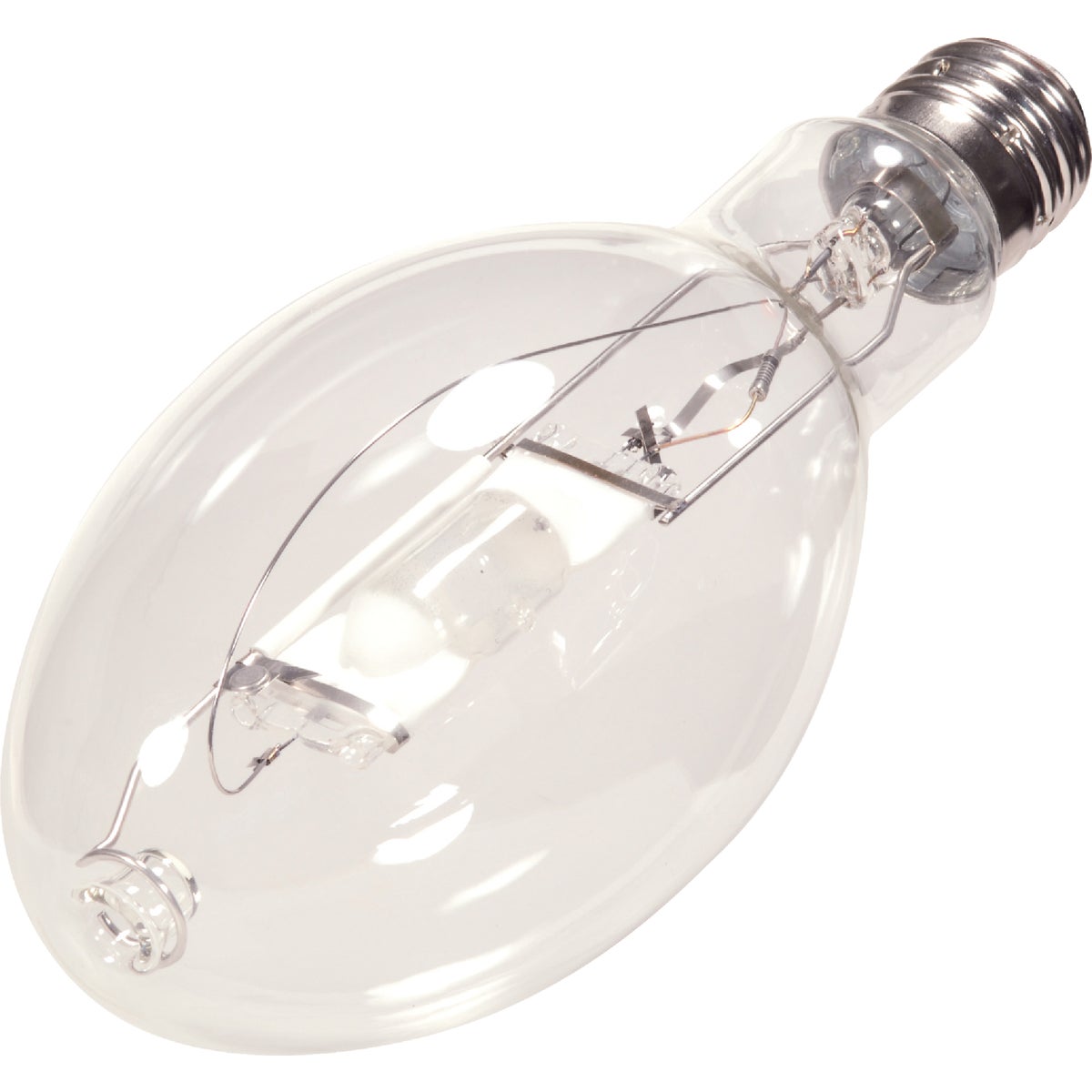Satco 400W Clear ED37 Mogul Screw Metal Halide High-Intensity Light Bulb