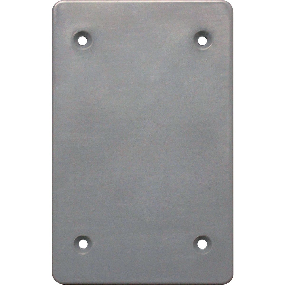 Southwire Single Gang Gray Non-Metallic Weatherproof Blank Cover