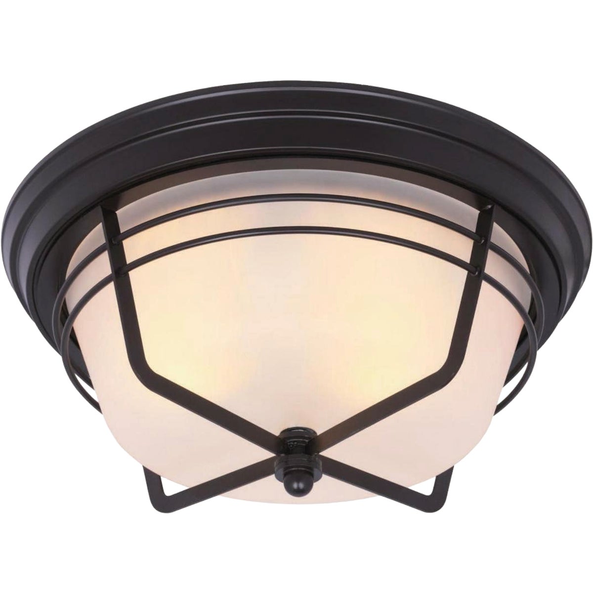 Westinghouse Bonneville 2-Light Weathered Bronze Exterior Flush Mount Fixture