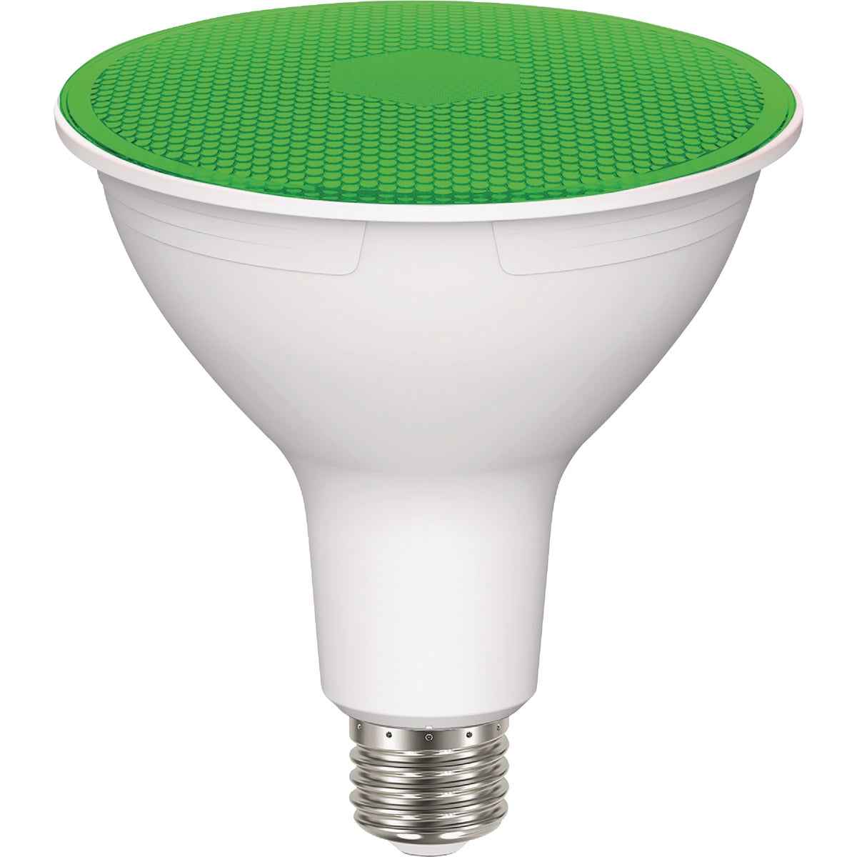 Satco 100W Equivalent PAR38 Medium Base Green LED Light Bulb