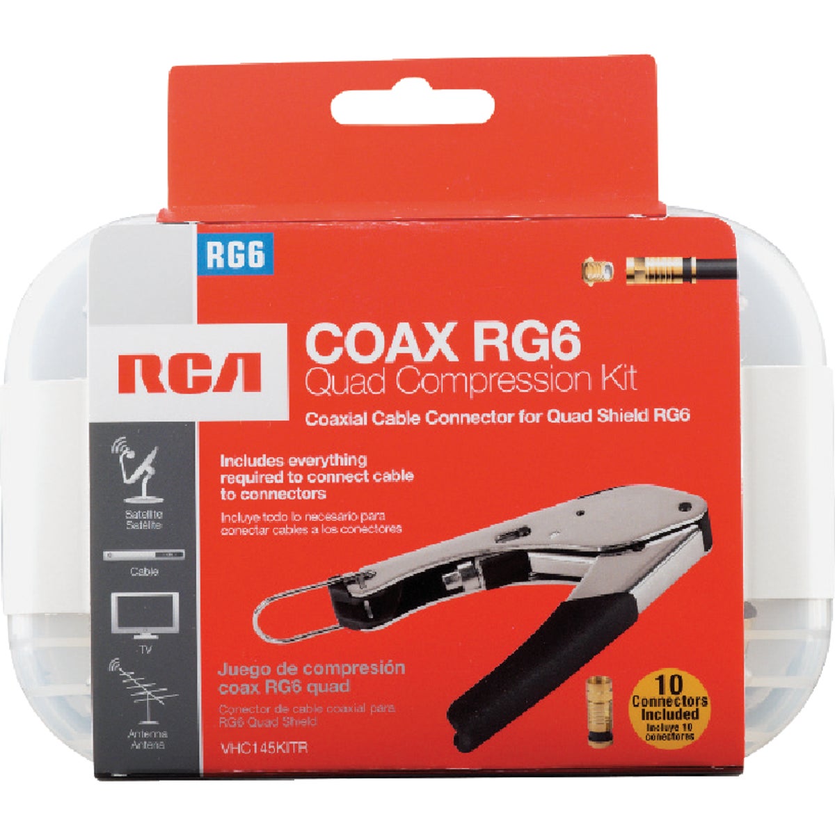 RCA RG6 Quad Compression Kit