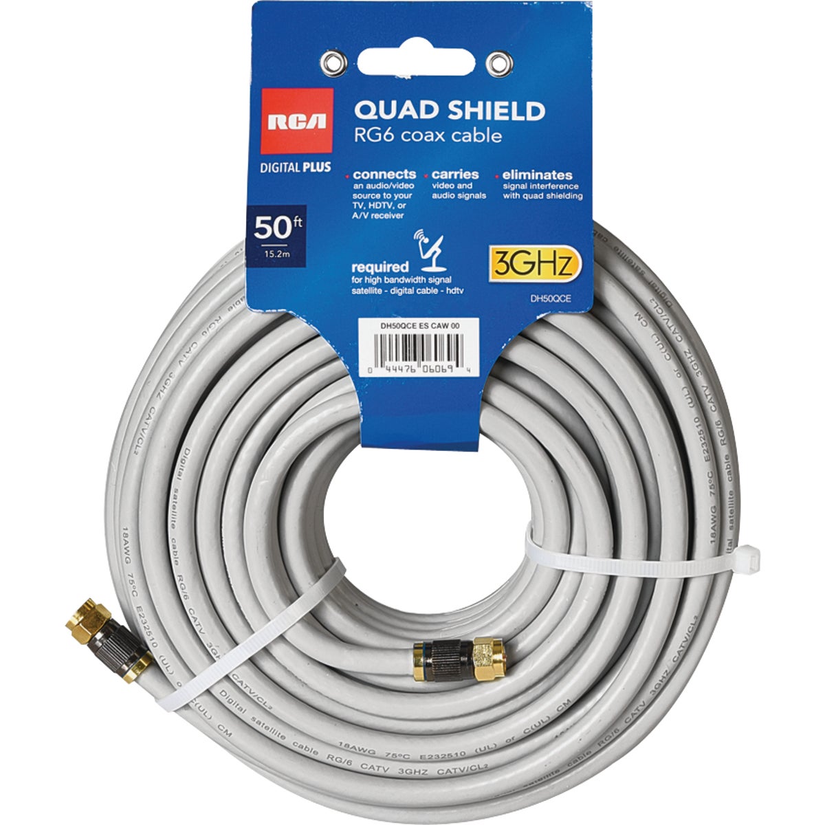 RCA Quad Shield Coaxial Cable