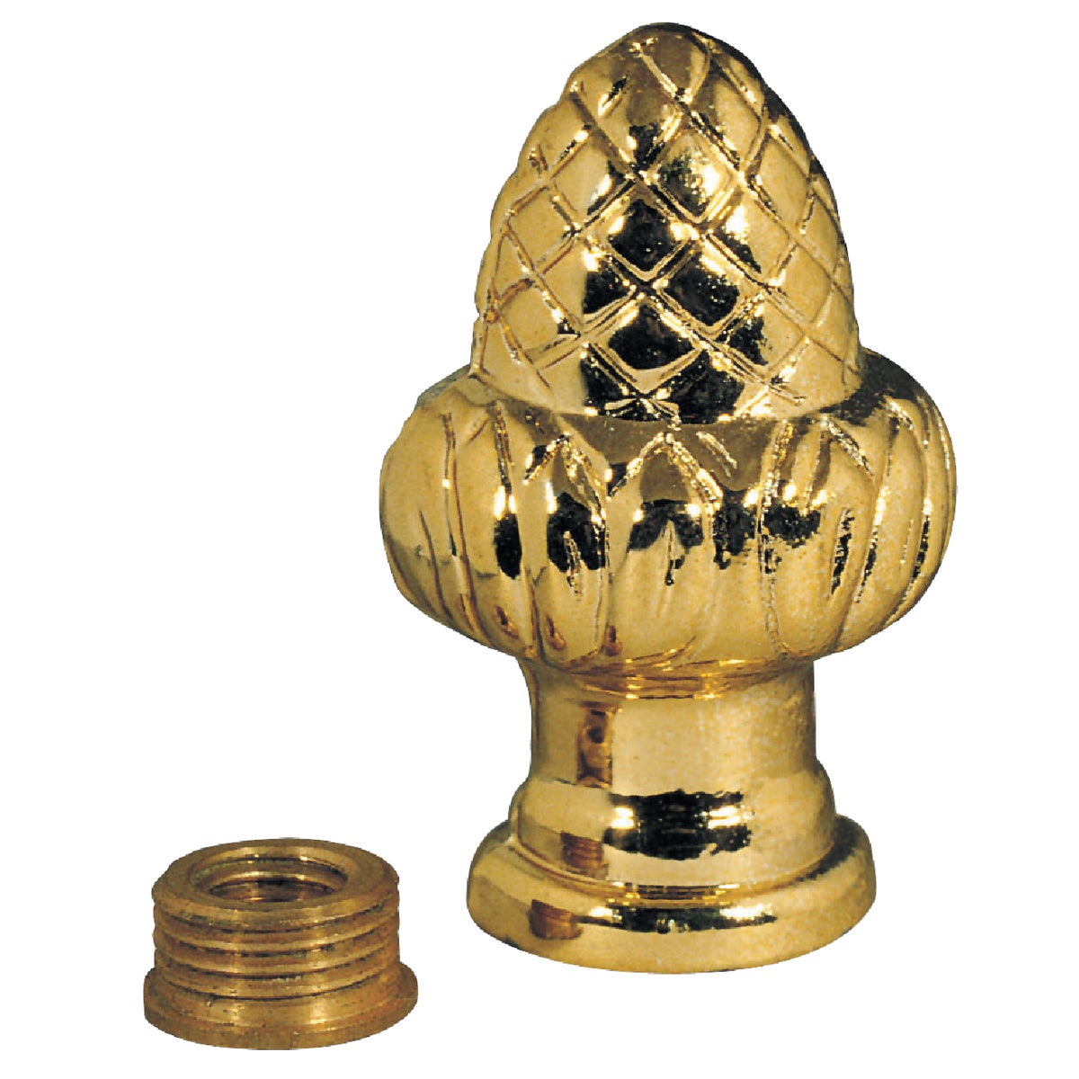 Westinghouse Acorn Lamp Finial & Finial Thread Reducer