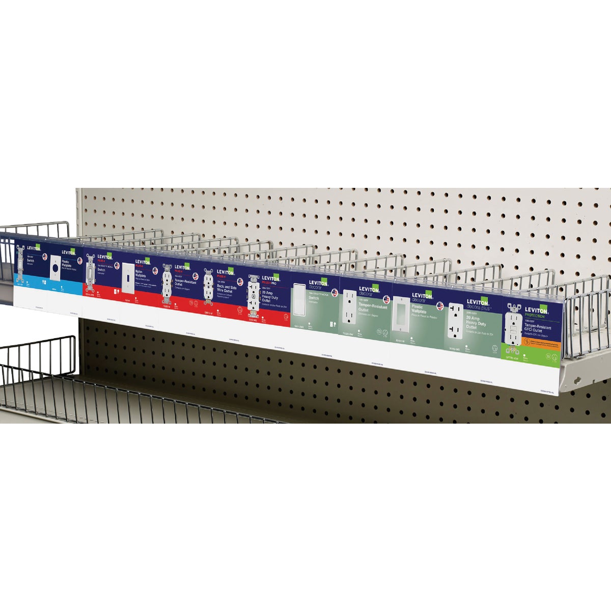 Leviton 4 Ft. Clear Tracking Kit (5-Pack)