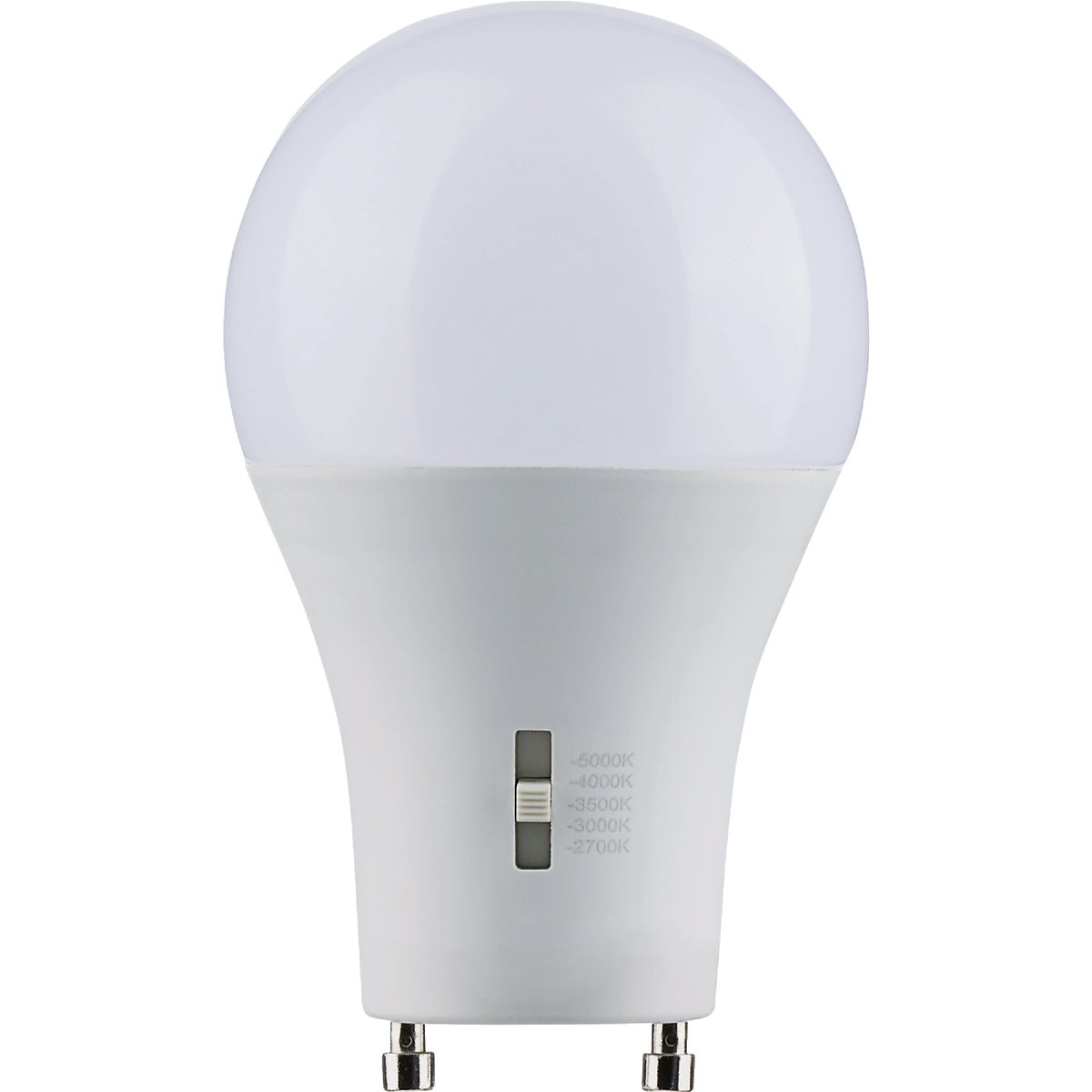 Satco 100W Equivalent 5CCT-Selectable A19 GU24 Base Dimmable Traditional LED Light Bulb
