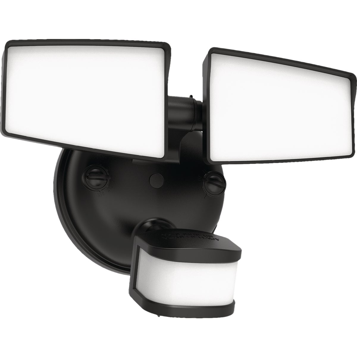 Halo 3-In-1 Black Plastic Outdoor Security Light Fixture