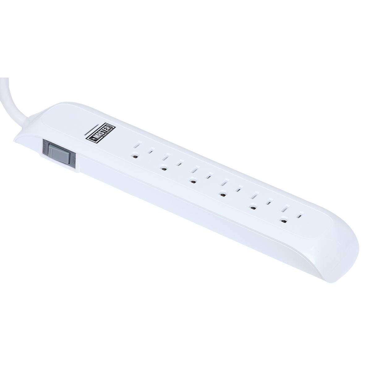 Master Electrician 6-Outlet/4 USB 980J White Surge Protector