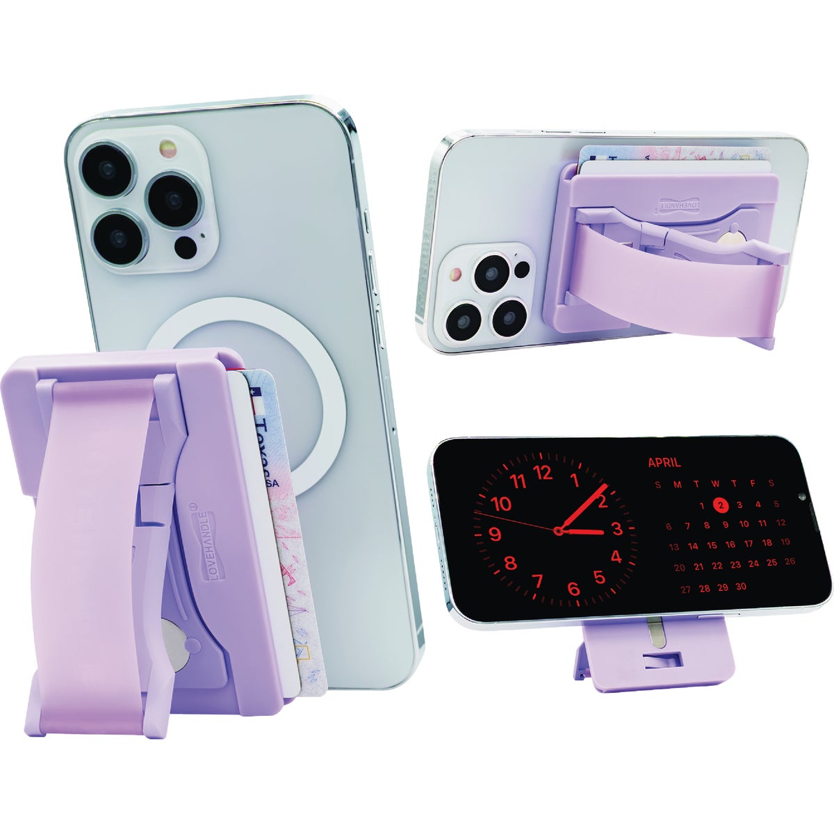 LoveHandle PRO Wallet for MagSafe Lavender Glow Wallet