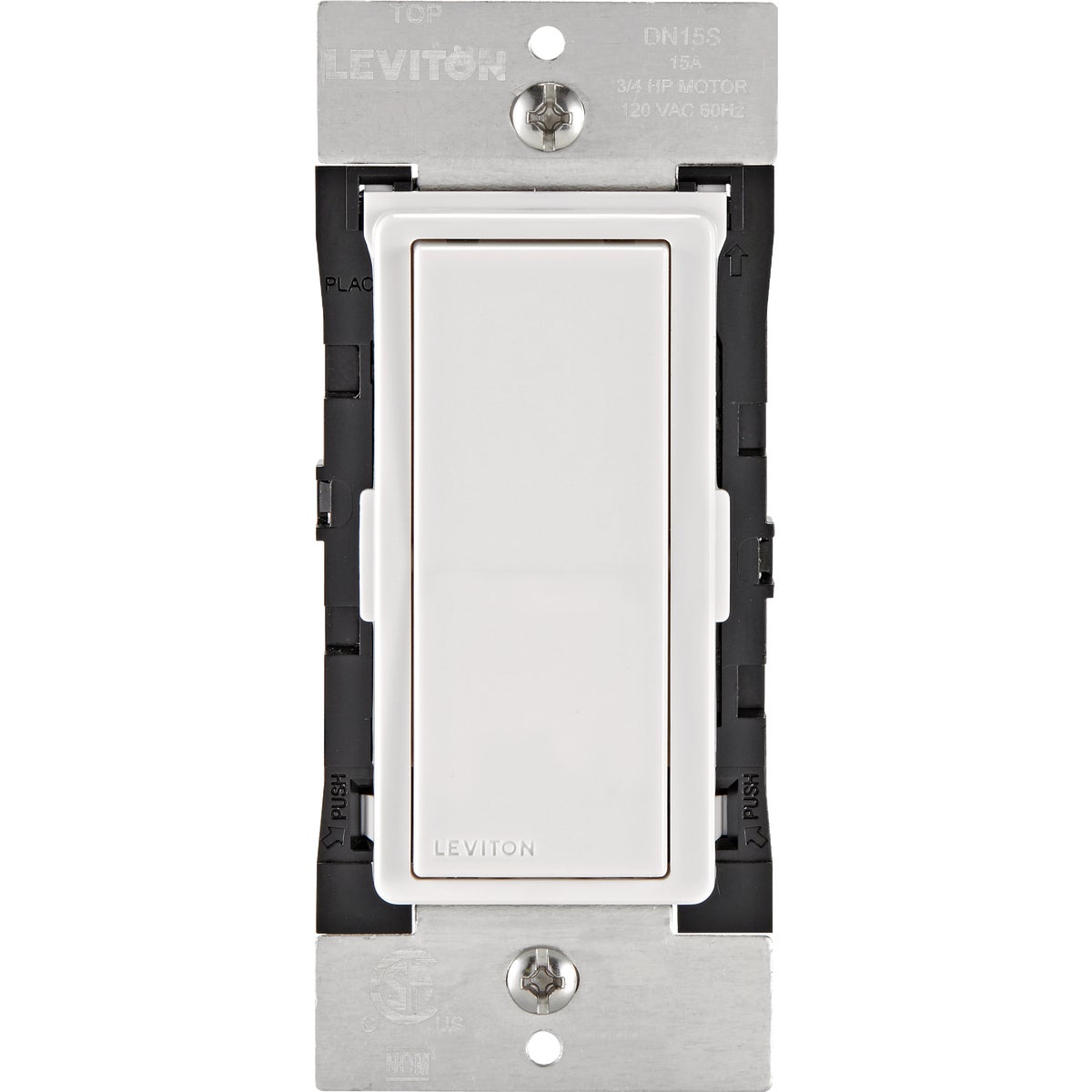 Leviton Decora Smart 15A Rocker Wireless Light Switch, White