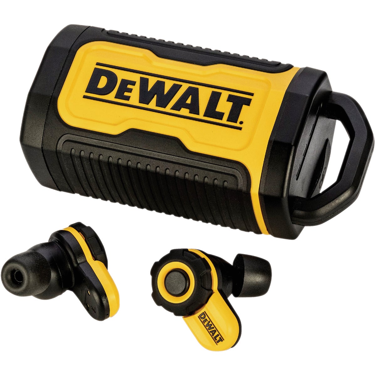 DEWALT Jobsite Pro X-2 ANC True Wireless Earbuds with Charging Case