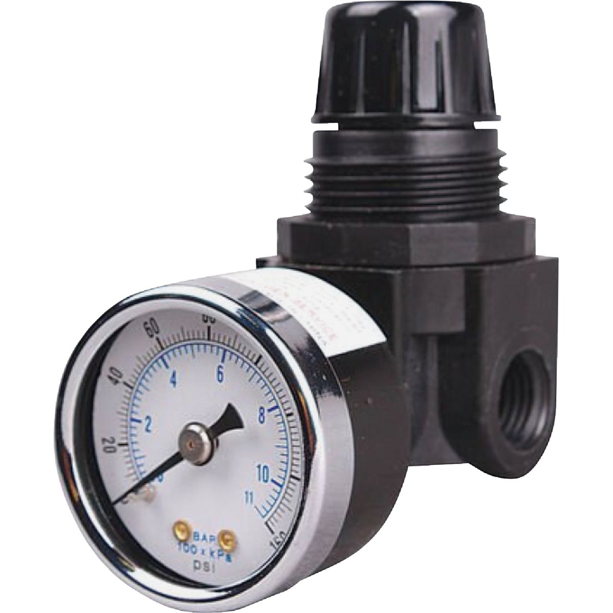 Tru-Flate 1/4 In. NPT 250 PSI Mini Pressure Regulator