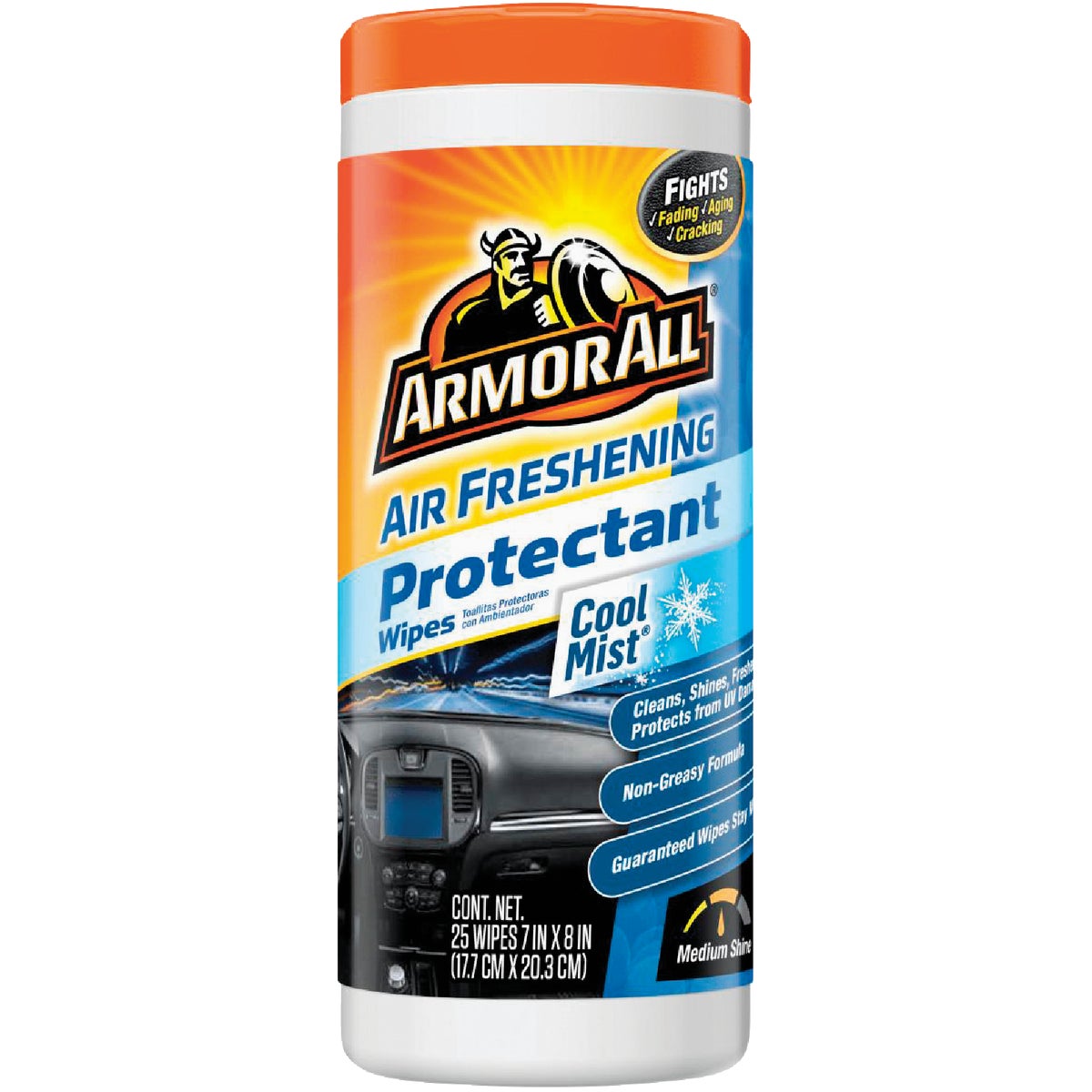 Armor All Cool Mist Scent Air Freshening Protectant Wipe (25- Count)