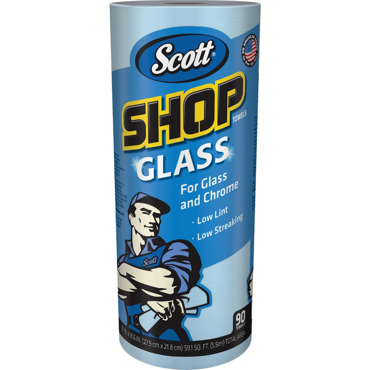 Scott 11 In. W x 8.6 In. L Glass Shop Towel (90-Count)