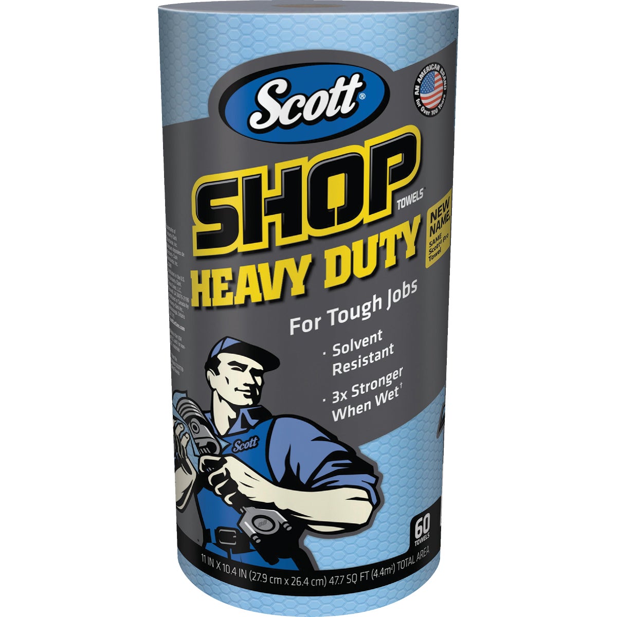 Scott Pro 11 In. W x 10.4 In. L Disposable Heavy-Duty Shop Towel (60-Count)